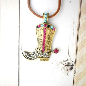 Boot Necklace